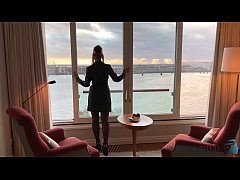  - secretary fuck on business trip risky window, business-bitch