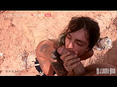  - Sexo em público, Dread Hot sentando na praia. Quase fomos pegos!