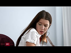  - Slim Jolie Butt seduces her nerdy tutor