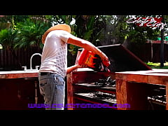  - Celezte Cruz fucks this worker from her house CELEZTECRUZ.COM