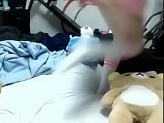  - Lana Rain Pink cute pink school uniform masturbation FULL VID