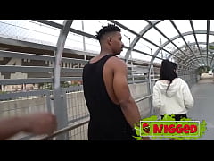  - Two black guys on the street with a petite young girl. Holy Machiavelli still doesn't know what interracial sex is. Welcome to Nigged