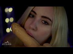  - ASMR deepthroat close up with nauhty sounds