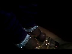  - Indian Bhabhi Anklets with Sandals Footjob