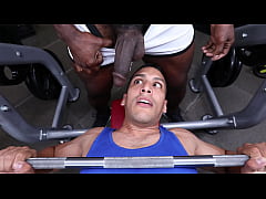  - GAYWIRE - Aaron Trainer & Leo Silva Bumping Uglis In The Gym