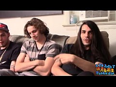  - Straight guy Devin Reynolds jerks off with group of friends