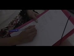  - Stepson gropes stepmom's big tits to get a blowjob