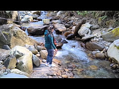  - Fuck in the forest at waterfall