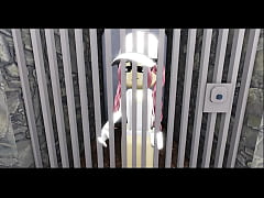  - slut gets fucked in cage