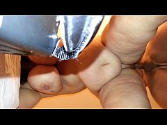  - Bbw huge tit wife fucked view from below