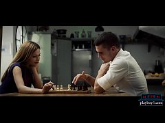  - Russian busty MILF Subil Arch fucks after a game of chess