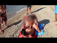  - CUM PARTY ON THE BEACH&excl; MY ASSHOLE IS THERE FOR EVERYONE&excl;