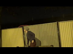  - exhib whore #2 naked in the street