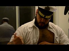  - Bear jerks off during break time thinking in the bar guy