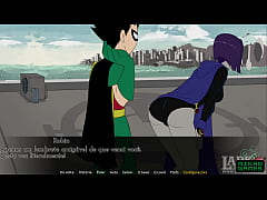  - Teen Titans ep 14 Treinamento com Ravena, Beijos e tapas na Bunda como recompensa