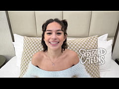  - she just turned 18 and she is making her first porn video