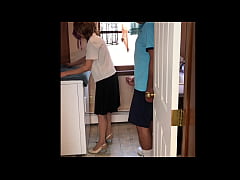  - Sexy MILF Surrenders to Neighbor Boy in Laundry Room