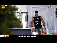  - Stepson Giving StepDad some Christmas Joy