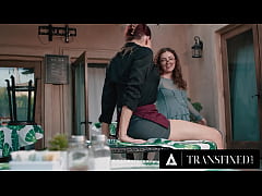  - TRANSFIXED - Hot Waitress Emma Rose Rekindles With Old Bestie Leana Lovings During After Hour