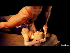  - 3D Porn Blonde Deepthroat Facefuck Teaser