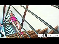  - MY18TEENS - Cute Babe Suck and Rough Sex Closeup