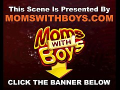  - Brunette MILF Sexy Stockings Ass Fingered Pussy Fucked