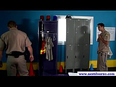  - Hot jocks in cop uniform sucking