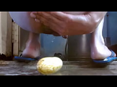  - my anus getting satisfied with a big cucumber