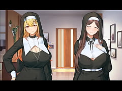  - Summer Clover [ HAREM HENTAI GAME ] Ep.19 Cute day for the 3 NUNS !