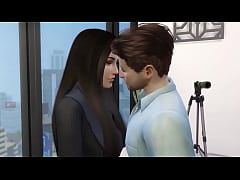  - Office Tryst of Cheating Married Wife and Hot Stud 3D Hentai
