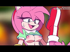  - Amy Rose X Amy Scissoring [Beachside Bunnies & Senshion]