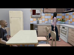  - Hijastra y padrastro cachondos follan a espaldas de la madrastra