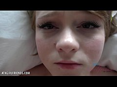  - Lucy Valentine rides your cock in bed (POV Style)