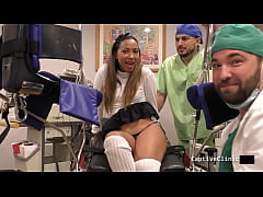  - "The Remote Interrogation Centers" T.R.I.C.'s Helpless Latina Melany Lopey Tormented By Doctor Tampa & Guard With Electricity At Electro Interrogation Center! Watch The Full 1  Hour Movie Only At BondageClinic! Reup