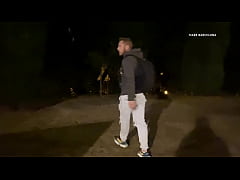  - Night Cruising Bareback Barcelona City Center Facial Cumshot