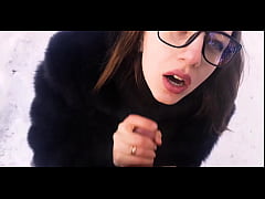  - Public Road Blowjob and Cumshot Facial POV