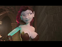  - 3DGSPOT - Busty Elf Dominates A Man In A Fight And Is Rewarded By His Cock! 3D ANIMATION!