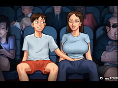  - Summertime Saga - College girl rides huge cock in dorm room