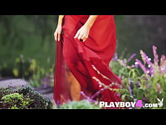  - Perfect big tits blonde model Kelly Carrington gets naked and showed amazing naked body