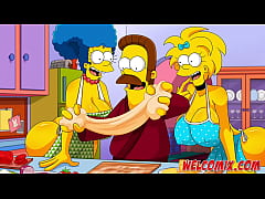  - Flandis Fucking The Simptoons Hotties! Pepperoni pizza! The Simptoons