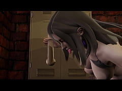  - Hisoka Kurosawa - Footjob and sex - 3D Porn