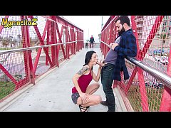  - MAMACITAZ - Exhibitionist Couple Risk To Get Caught Having Sex In Public (Alice Blues & Miguel Zayas)