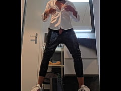  - Two horny wanks in front of the mirror