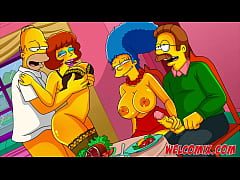  - Returning the kindness! Swap wives! The Simptoons, Simpsons porn