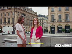  - VIXEN Jia Lissa has intense threesome with Sonya in Paris