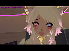  - Shy Catgirl Puts on a Show for you ️solo Masturbation in Virtual Reality [VRchat] 3d Hentai Camgirl