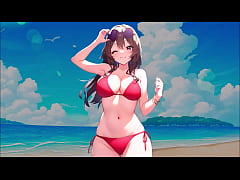  - JOI hentai, tres amigas quieren masturbarte, en español.