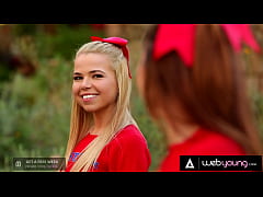  - Ariana Marie Bangs Her Rude Cheerleader Team Captain With Dakota Skye And Their New Addition