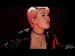  - Small tit TS Ella Hollywood and (Alisia) fuck each other and big dick (Dante Colle) in halloween threeway - Transangels