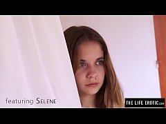  - Really cute hairy amateur teen fingers her ass and pussy at Home